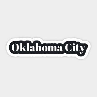 Oklahoma City Sticker